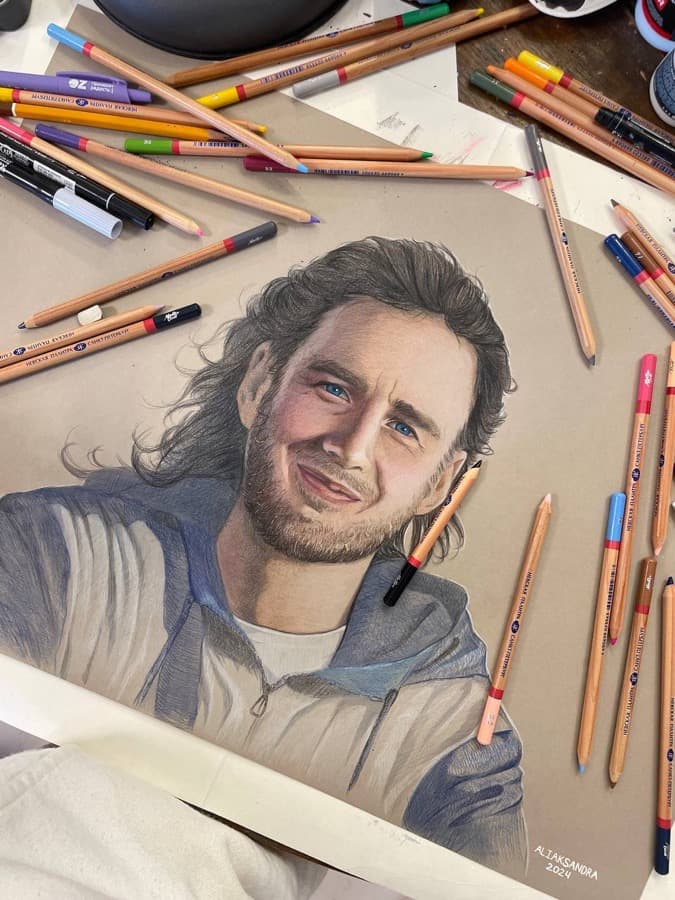 Pencil portrait